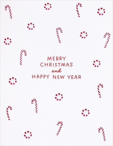 [EF-XC-0888] Card-Peppermints Holiday 
