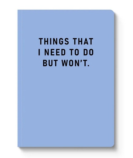 [OD-SN-OD-3-A5-09506] A5 Smooth Soft Cover Notebook-Things I Need To Do