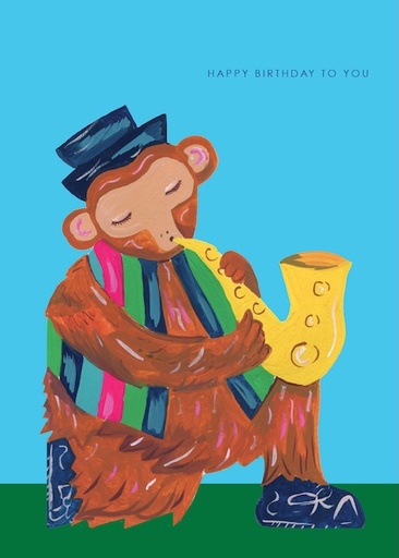 [HC-C-508] Card-Monkey Band