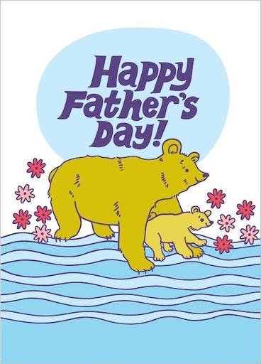 [GT-CFD-509] Card-Bear Father's Day