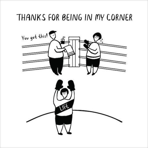 [KW-C-STY106] Card-In My Corner