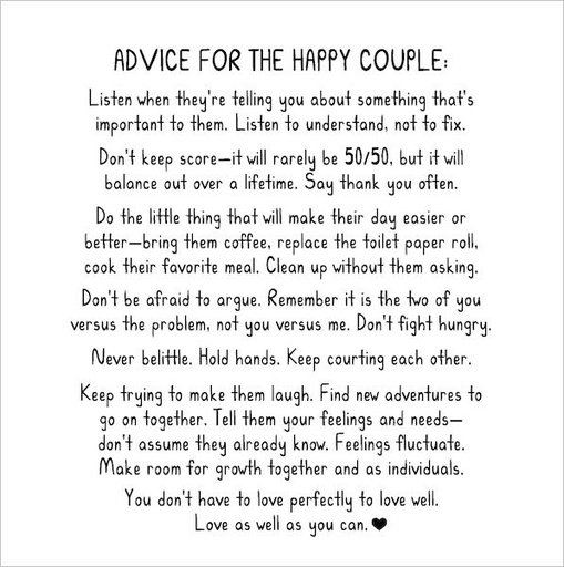 [KW-C-SWD125] Card-Advice For Happy Couple
