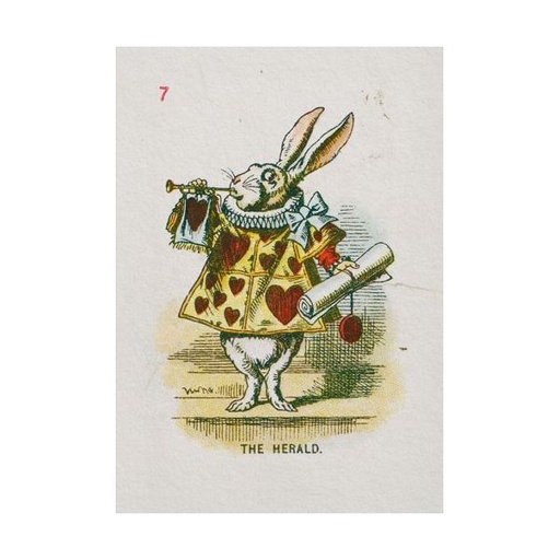 [OD-MC-VA14364] Mini Card-The White Rabbit