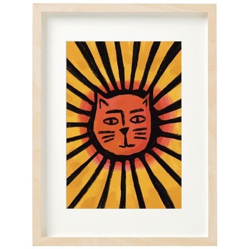 [NG-LW-074] Art Print-Andy Pawhol Sun