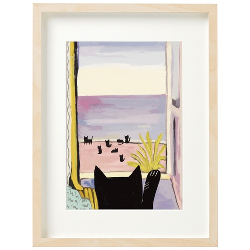 [NG-LW-079] Art Print-Catisse Window