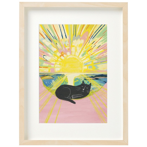 [NG-LW-082] Art Print-Meownch Sun