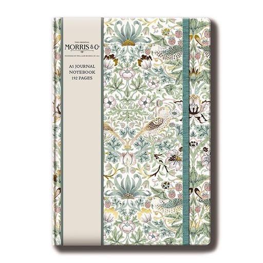 [WM-SN-1-A5-05] William Morris A5 Hardcover Notebook-No.2