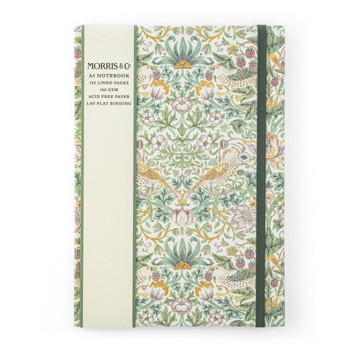[WM-SN-1-A5-05] William Morris A5 Hardcover Notebook-No.2