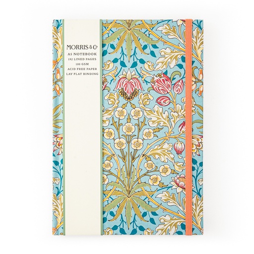 [WM-SN-1-A5-17] William Morris A5 Hardcover Notebook-No.3