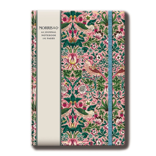 [WM-SN-1-A5-18] William Morris A5 Hardcover Notebook-No.4