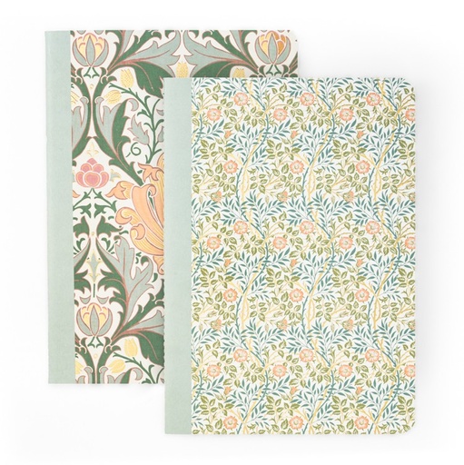 [WM-SN-4-A5-S-30] William Morris A5 Notebook Set-No.1