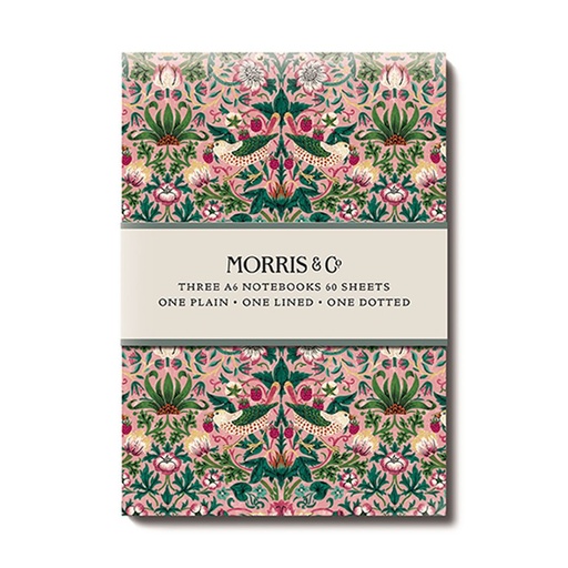 [WM-SN-5-A6-S-21] William Morris A6 Notebook Set No.3