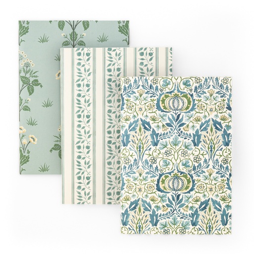 [WM-SN-5-A6-S-34] William Morris A6 Notebook Set No.4