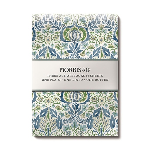 [WM-SN-5-A6-S-34] William Morris A6 Notebook Set No.4