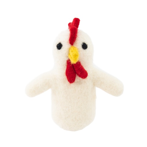 [GI-FP-AF003] Finger Puppet-Felt Chicken