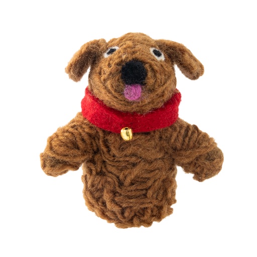 [GI-FP-AP005] Finger Puppet-Dog Labradoodle