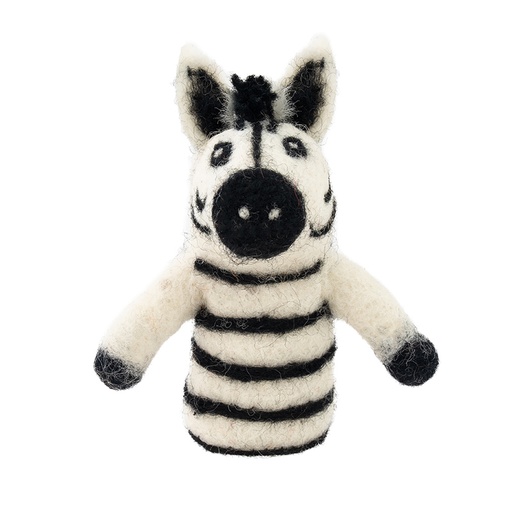 [GI-FP-AW009] Finger Puppet-Felt Zebra