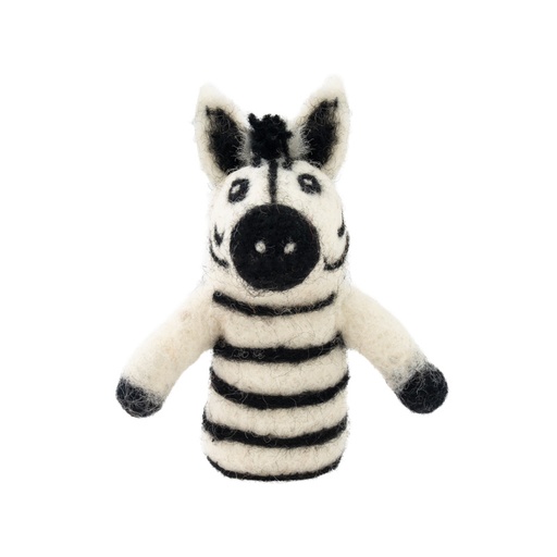 [GI-FP-AW009] Finger Puppet-Felt Zebra