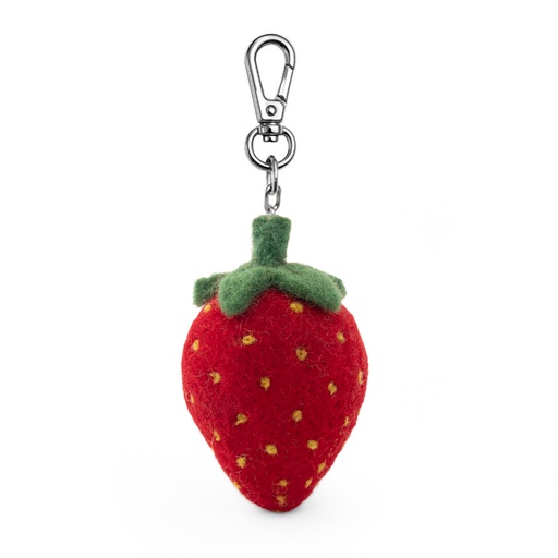 [GI-KC-FR003] Key Chain-Felt Strawberry