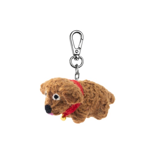 [GI-KC-AP005] Key Chain-Felt Dog Labradoodle