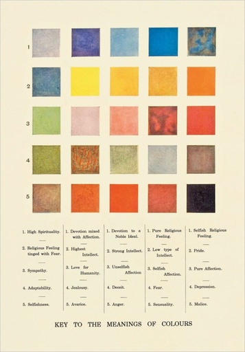 [PB-C-0609] Card-Meanings of Colours