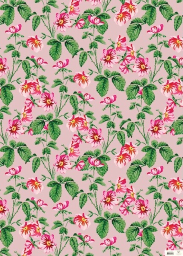 [MC-W-MS-VE002] Wrap-Vintage Floral Pink