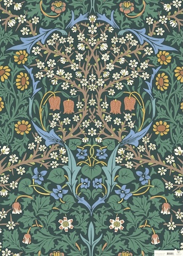 [MC-W-WM-VE021] William Morris Wrap-Blackthorn