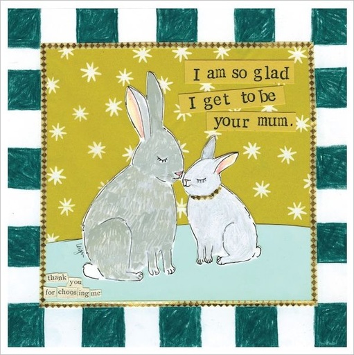 [CG-C-SQ066] Card-Glad To Be Your Mum