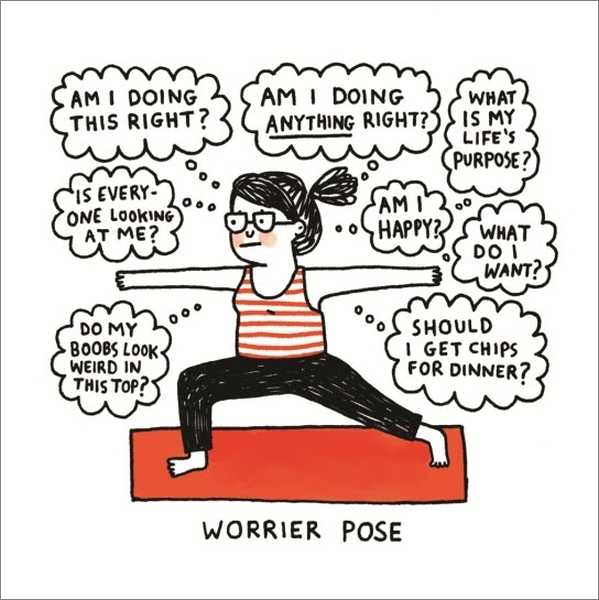 [OD-C-GE0899-SQ] Card-Worrier Pose