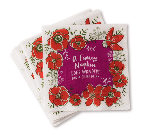 [EM-LN-02395] Cocktail Napkin Pk-Classy Party