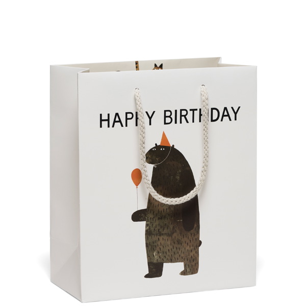 [RC-W-WBM-JON1893] Gift Bag Medium-Party Bear