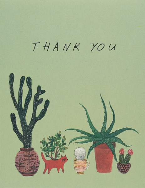 [RC-C-BEC1239] Card-Cactus Thank You