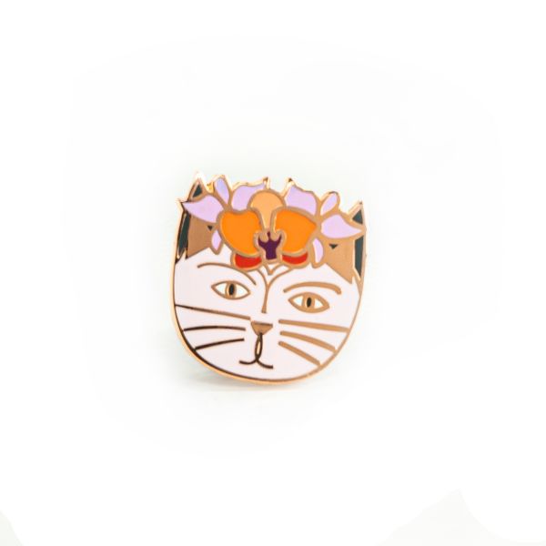 [NG-LP-GO007] Enamel Pin-Georgia O'Kitty