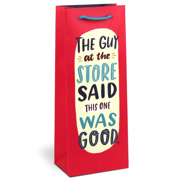 [EM-WB-WGB02677] Wine Gift Bag-Guy At The Store