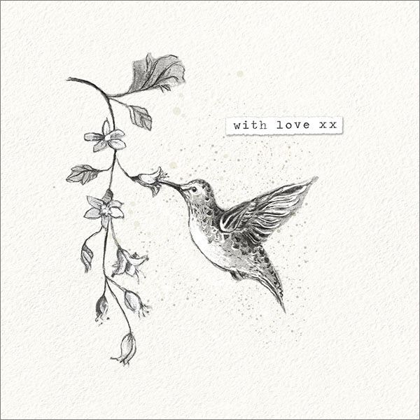 [AM-SS1212] Card-Hummingbird