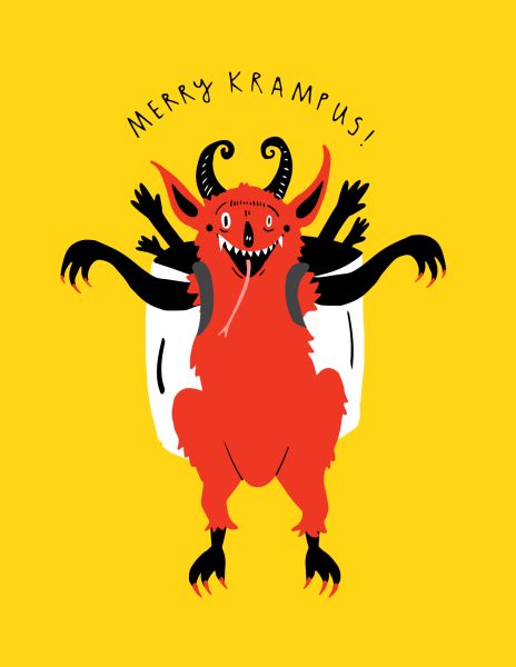 [BB-XC-0633] Card-Krampus