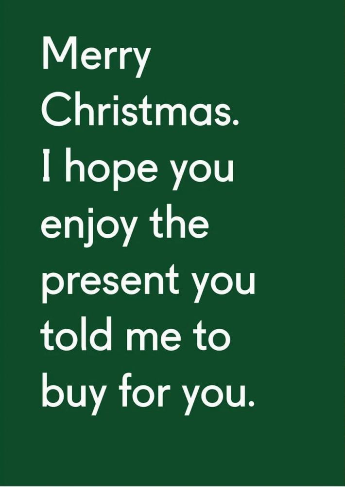 [OD-XC-TP3057] Card-Enjoy The Present You Told Me To Buy