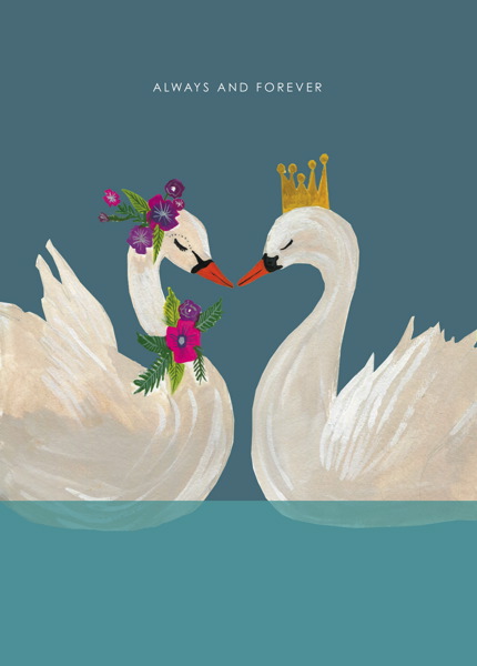 [HC-C-196] Card-Swans 