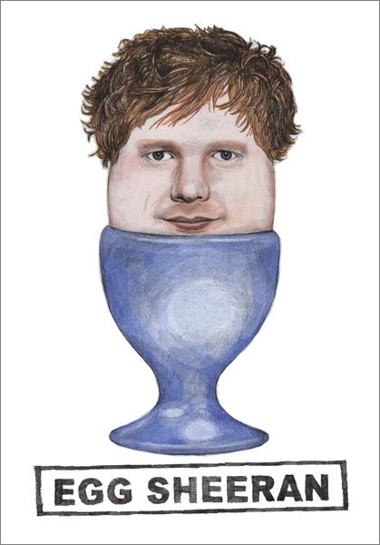 [QG-C-CP132] Card-Egg Sheeran
