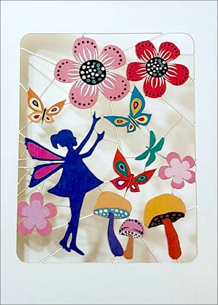 [FO-PM0317] Laser Cut Card-So Happy Fairy and Flowers