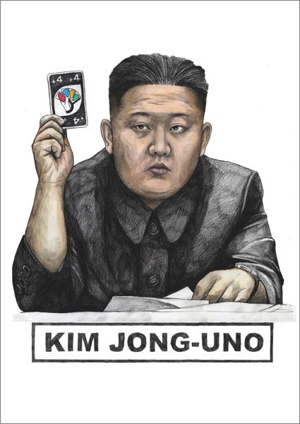 [QG-C-CP244] Card-Kim Jong Uno