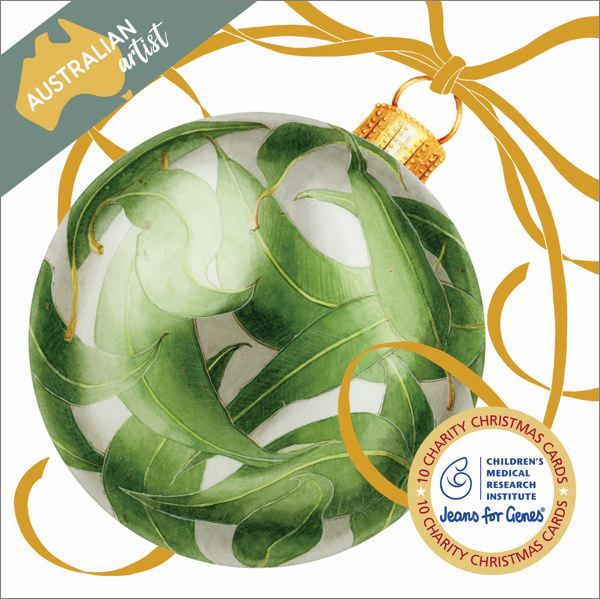 [VE-XCP20019] Christmas Card Wallet-CMRI-Eucalyptus Bauble