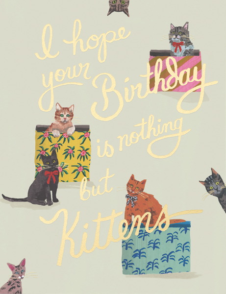 [RC-C-KRL2169F] Foil Card-Nothing but Kittens