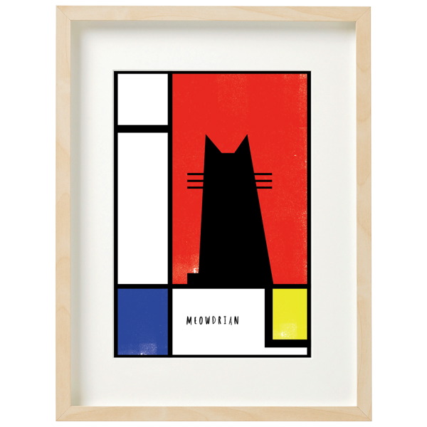 [NG-LW-016] Art Print-Meowdrian