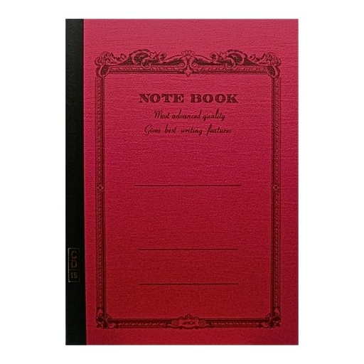 [AA-C2-CD15RN] CD Notebook-B5 Lined Red