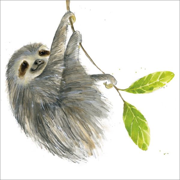 [GB-C-AM0103] Card-Sloth