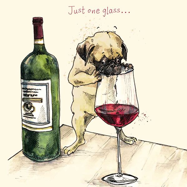 [AM-AT1258] Card-Just One Glass