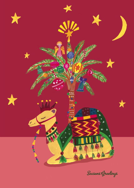 [HC-XC-289] Card-Christmas Camel