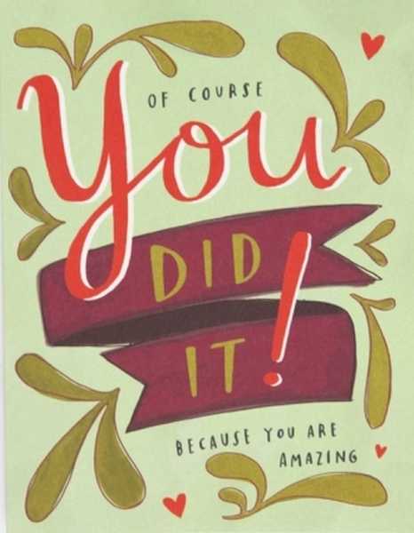 [EM-C-02021] Card-You Did It