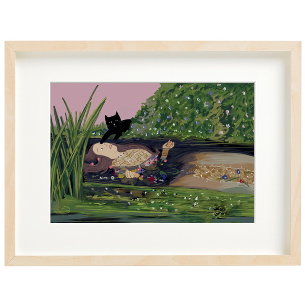 [NG-LW-035] Art Print-Ofelinea Cat
